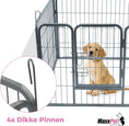 Afbeelding laden in Galerijviewer, MaxxPet Puppyren - puppykennel - opvouwbaar- honden bench - puppy bench - 79x61cm - 4 delig