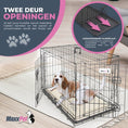 Afbeelding laden in Galerijviewer, MaxxPet Hondenbench - Bench - Bench voor honden - Hondenbench Opvouwbaar - Incl. Plaid - 61 x 43 x 48 cm