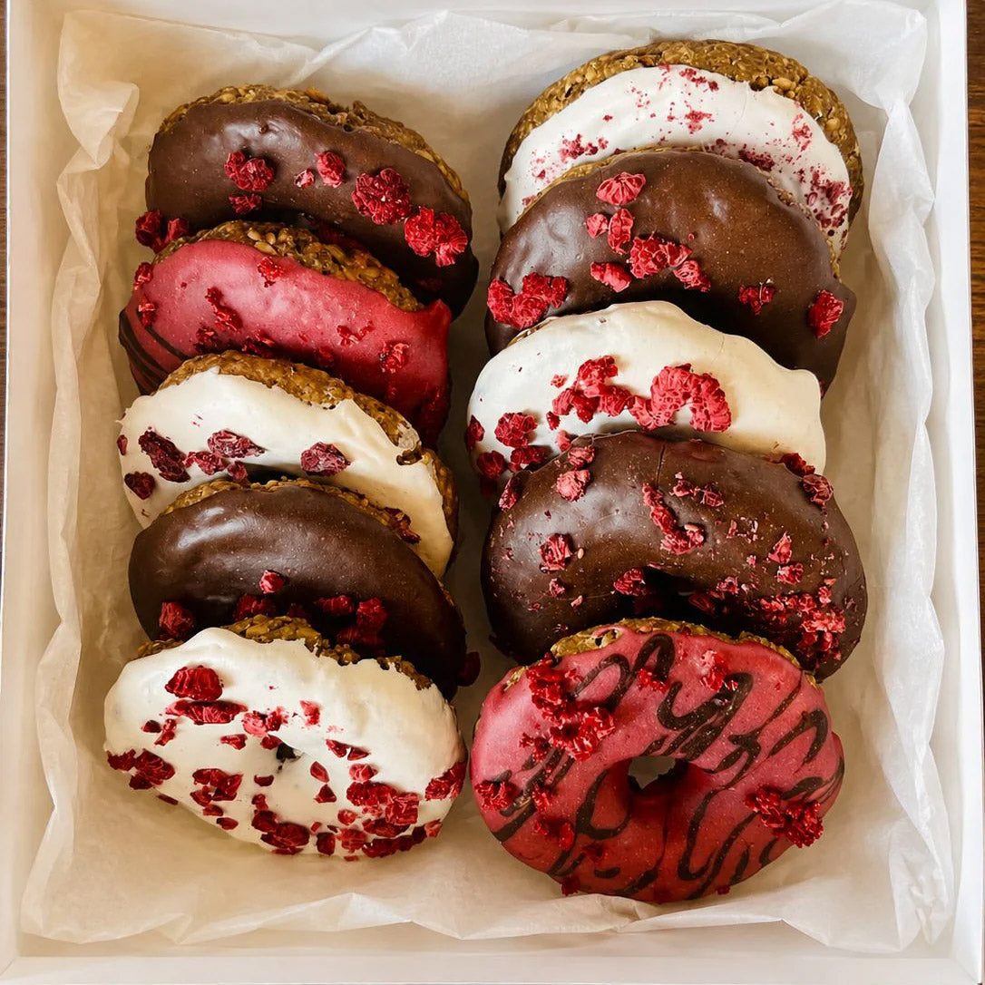 Donuts pour chiens Choco Baies – chocolat noir 45 g