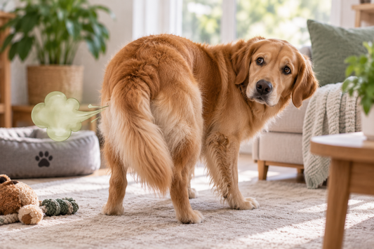 Waarom laat mijn hond zoveel winden?