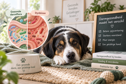 Is de darmflora van mijn hond uit balans?