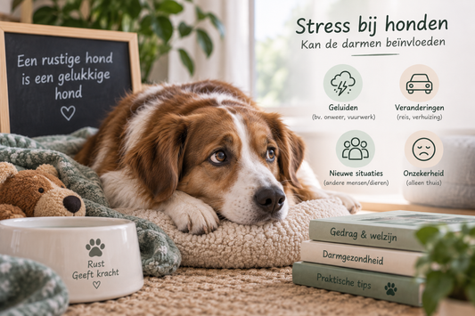 Kan stress darmklachten bij honden verergeren?
