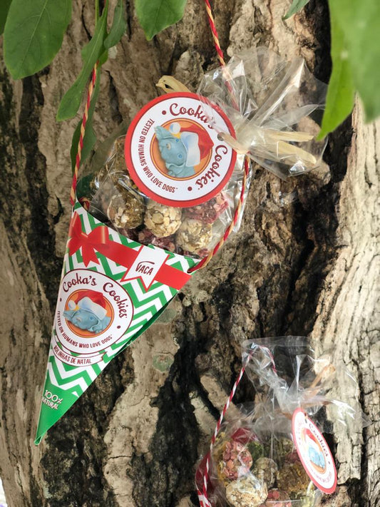 Woofmas balls (kip en tonijn beijinhos)