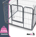 Afbeelding laden in Galerijviewer, MaxxPet Puppyren - puppykennel - opvouwbaar- honden bench - puppy bench - 79x61cm - 4 delig
