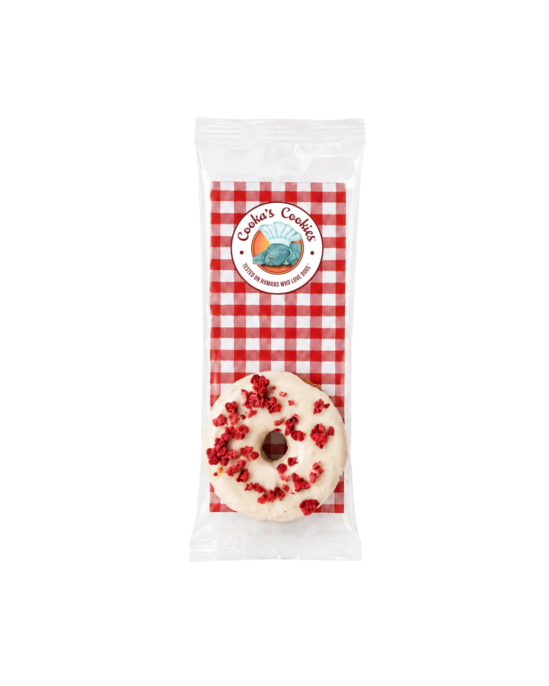 Donuts pour chiens Choco Baies – chocolat blanc 45 g