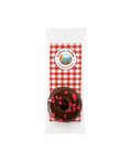 Afbeelding laden in Galerijviewer, Choco Berry dog donuts – dark chocolate 45g
