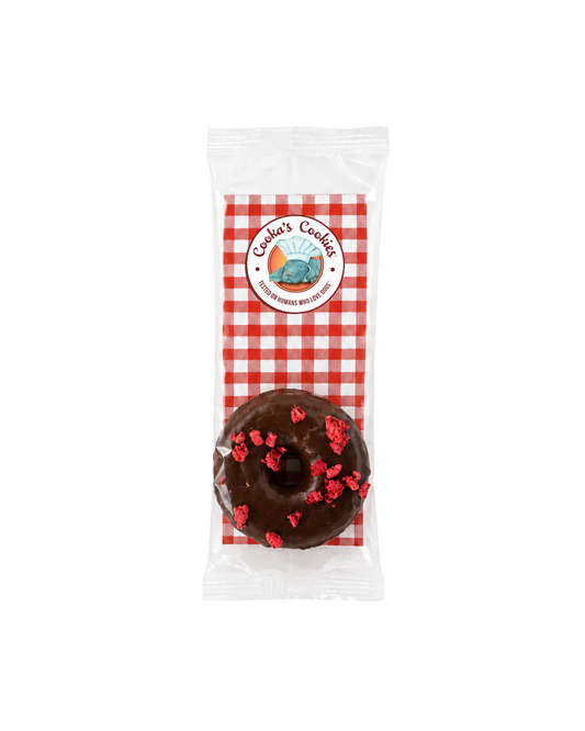 Choco Berry dog donuts – dark chocolate 45g