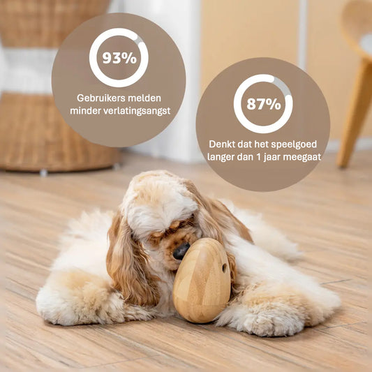 Wobble egg hondenpuzzel - Betrokkenheid creëren - Vermaken - Toegevoegde waarde bieden