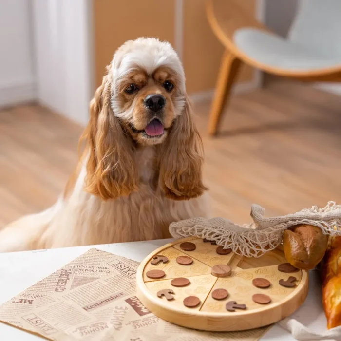 Bacon Pizza puzzle pour chien – Créer de l'engagement – Divertir – Apporter une valeur ajoutée