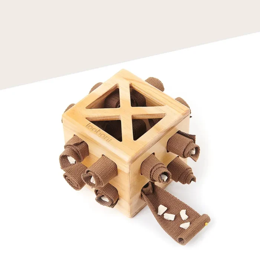 Snuffle Rubik's Cube hondenpuzzel - Betrokkenheid creëren - Vermaken - Toegevoegde waarde bieden