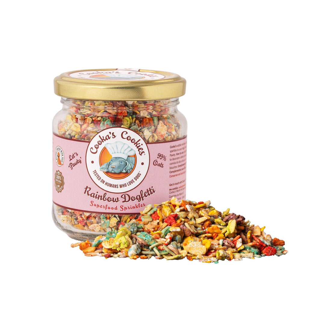 Cooka’s Cookies Rainbow Dogfetti – 90 g