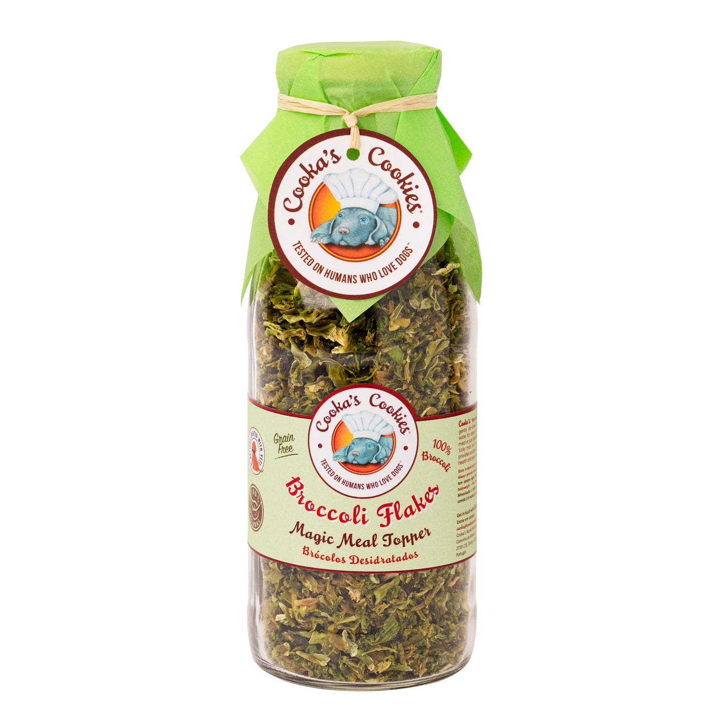 Cooka’s Cookies Flocons de brocoli séchés à l'air libre – 180 g