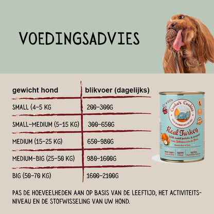 Cooka’s Cookies Dinde véritable (pâté de dinde à la patate douce et à la noix de coco) – 400 g