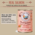 Afbeelding laden in Galerijviewer, Real Salmon (zalmpaté met worteltjes en spinazie) - 400g
