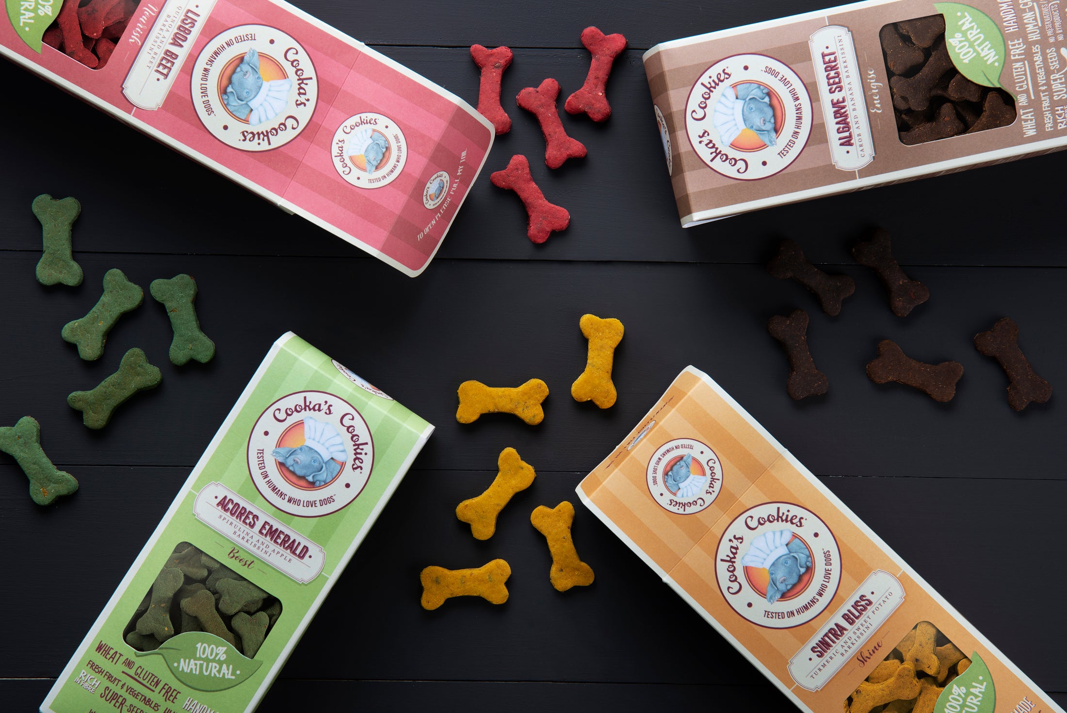 Gezonde hondenkoekjes met superfoods multipack 4x2st