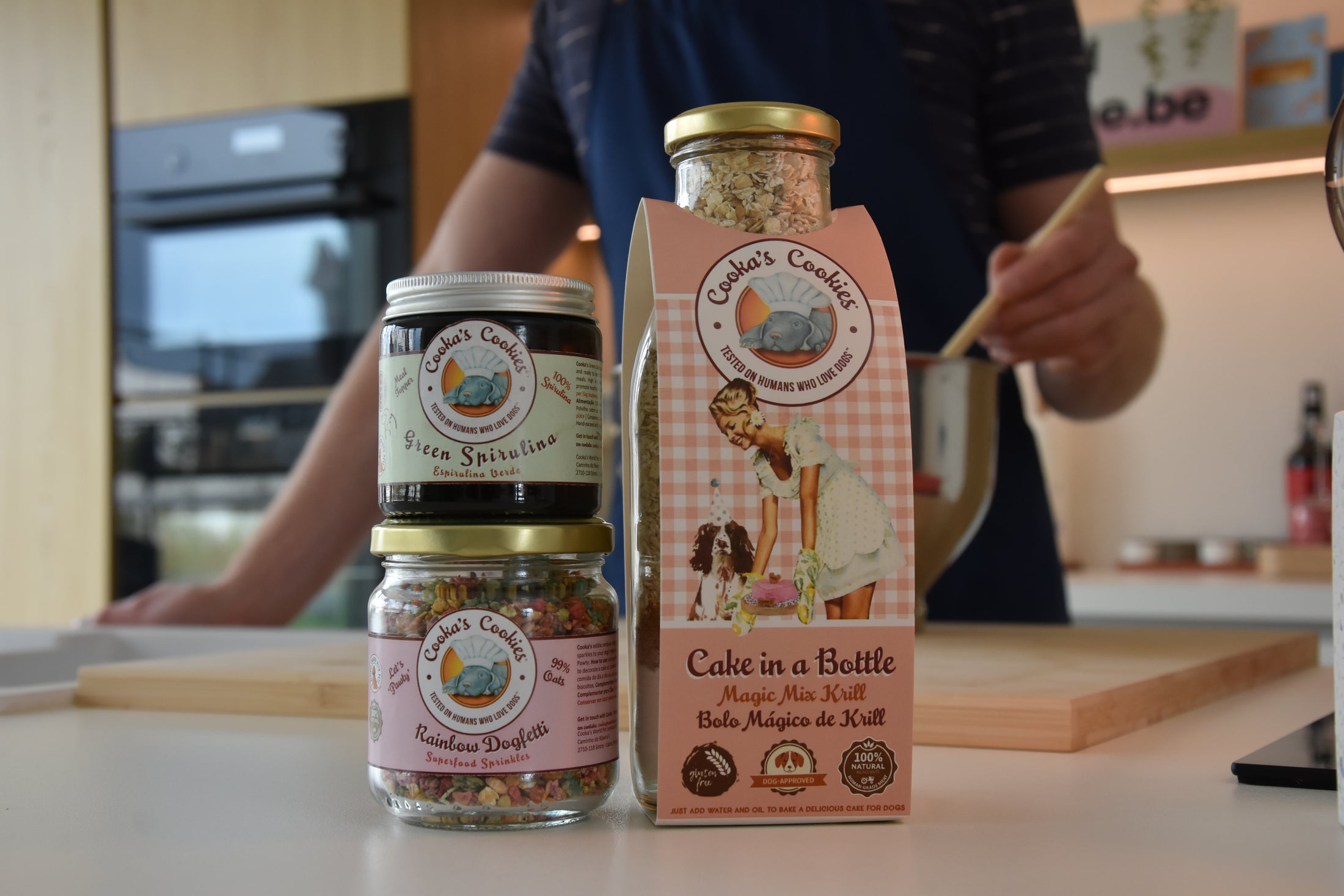 Green Garden Shrimp - pakket feestelijke hondentaart