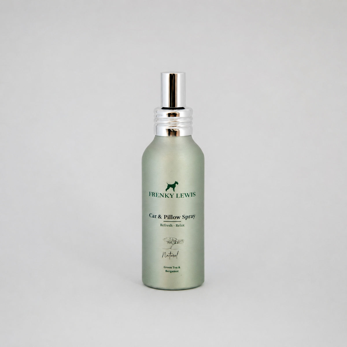 Frenky Lewis Vaporisateur voiture et oreiller – Thé Vert & Bergamote 100 ml