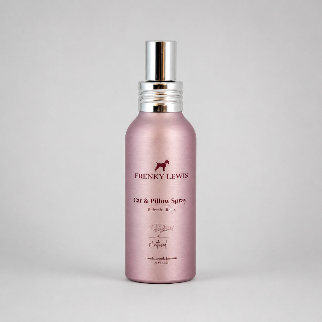 Frenky Lewis Vaporisateur Voiture & Oreiller – Bois de santal, jasmin & vanille 100 ml