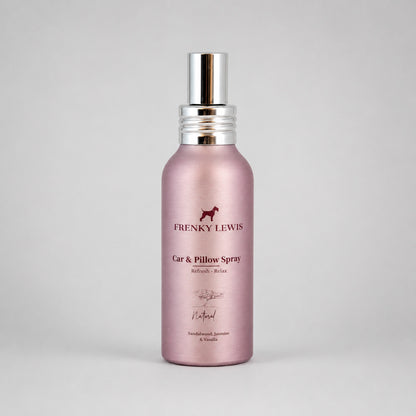 Frenky Lewis Vaporisateur Voiture & Oreiller – Bois de santal, jasmin & vanille 100 ml