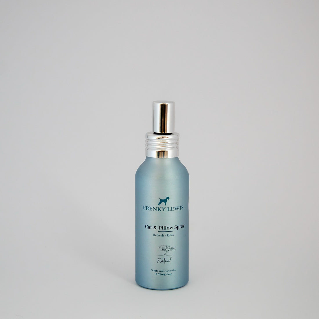 Frenky Lewis Spray Voiture & Oreiller – Rose Blanche, Lavande, Ylang Ylang 100 ml