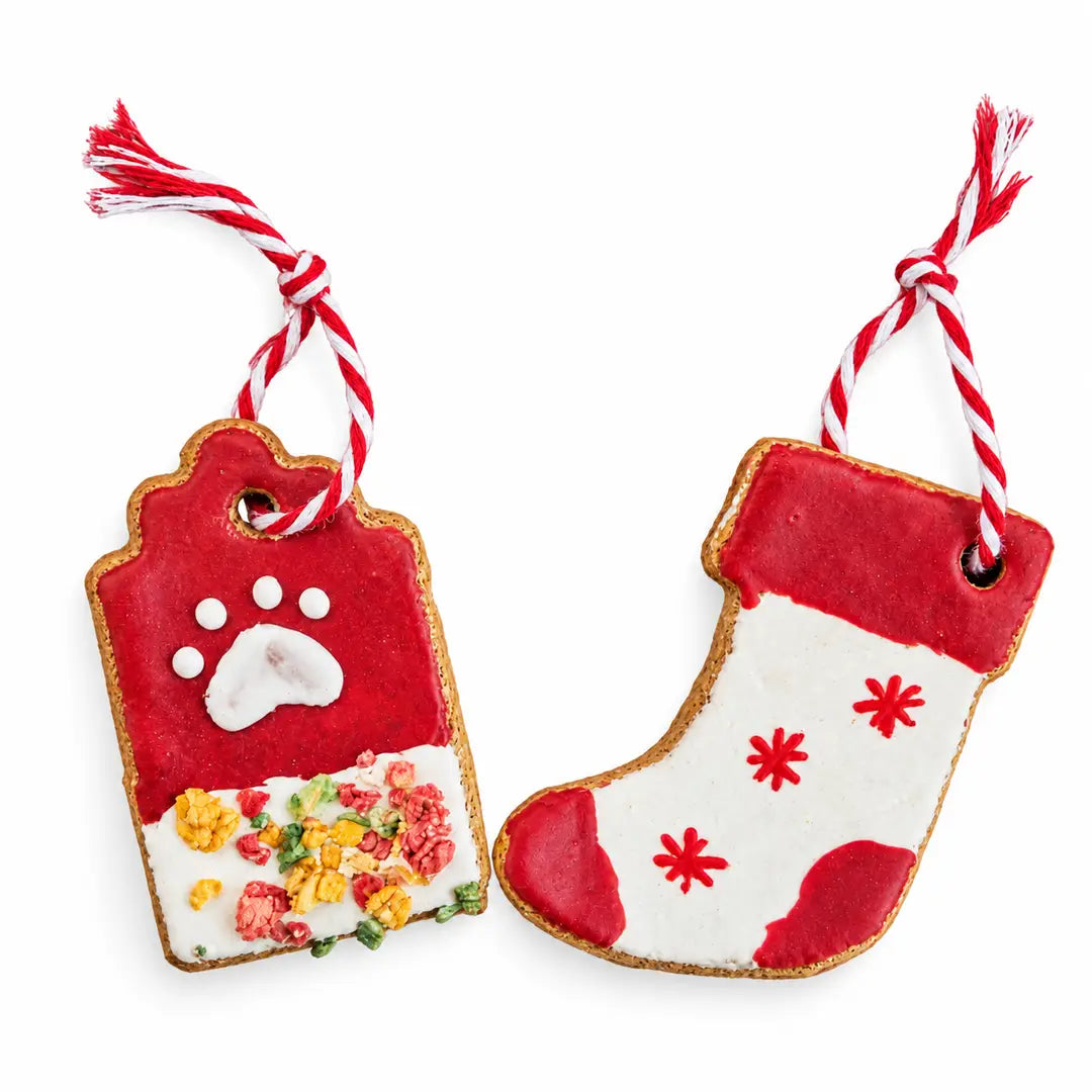 Boîte d'ornements de Noël
