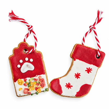 Boîte d'ornements de Noël