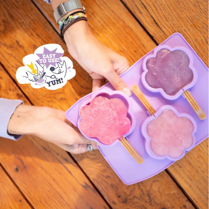 Smoofl Moule à glace en silicone en forme de patte pour chiens > 25 kg – grande taille (violet)