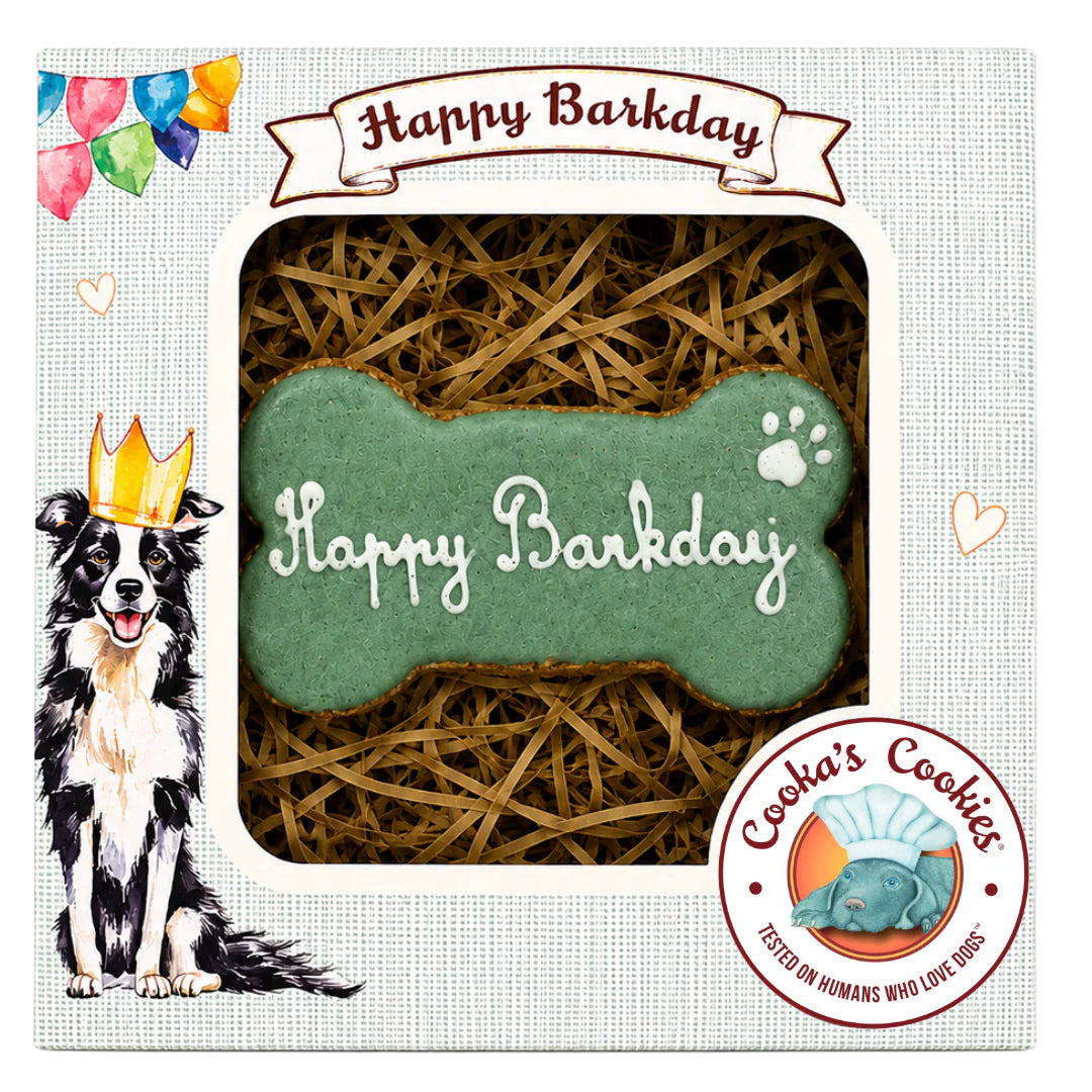 Joyeux toutouversaire - os vert 36 g