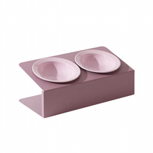 Moderne Design Voer- en Drinkbak Oud roze