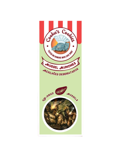 Cooka’s Cookies Mussel Munchies (moules séchées à l'air) – 70 g