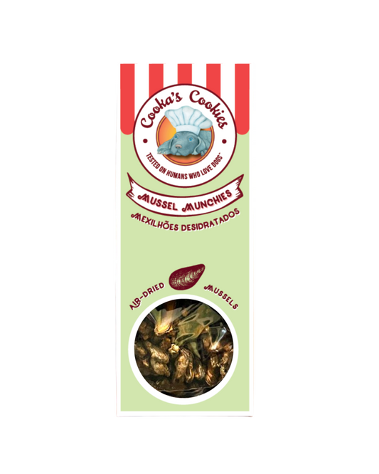 Mussel Munchies (luchtgedroogde mosselen) - 70g