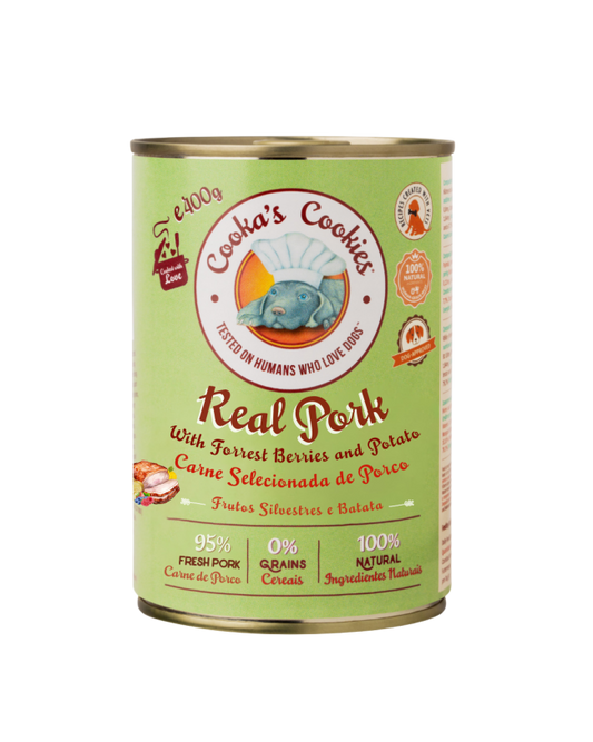 Real Pork (Varkenspaté met aardappel en wilde bessen) - 400g