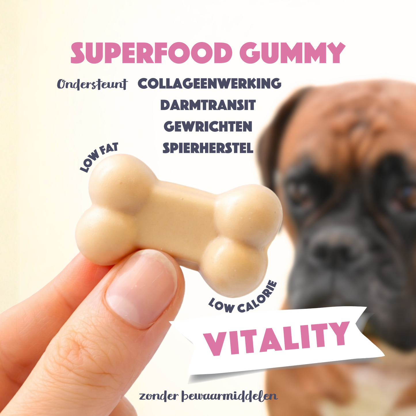Smoofl Vitality Dog Gummies | Un complément fonctionnel et hypocalorique | friandise pour chiens