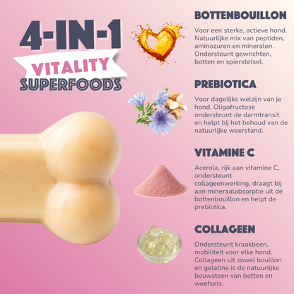 Smoofl Vitality Dog Gummies | Un complément fonctionnel et hypocalorique | friandise pour chiens