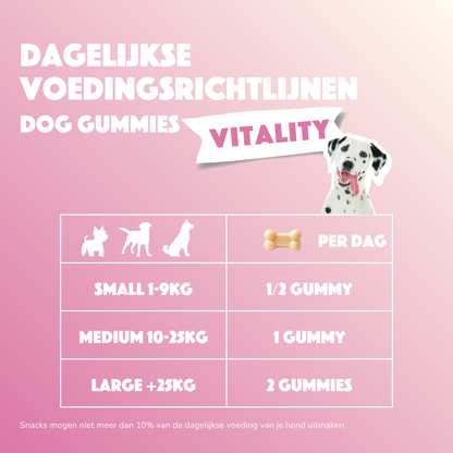 Smoofl Vitality Dog Gummies | Un complément fonctionnel et hypocalorique | friandise pour chiens