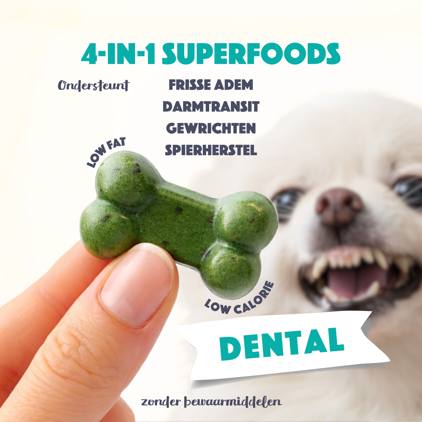 Smoofl Dental Dog Gummies | Un supplément fonctionnel, faible en calories | friandise pour chiens