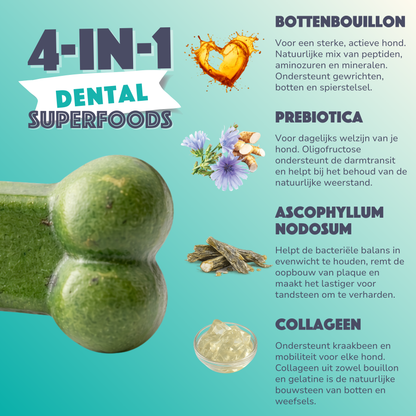 Smoofl Dental Dog Gummies | Un supplément fonctionnel, faible en calories | friandise pour chiens
