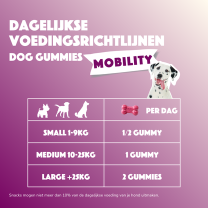 Smoofl Mobility Dog Gummies | Un supplément fonctionnel, faible en calories | snack pour chiens