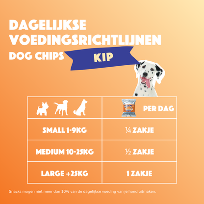 Smoofl Chips pour Chien Poulet | Friandises faibles en calories pour chien
