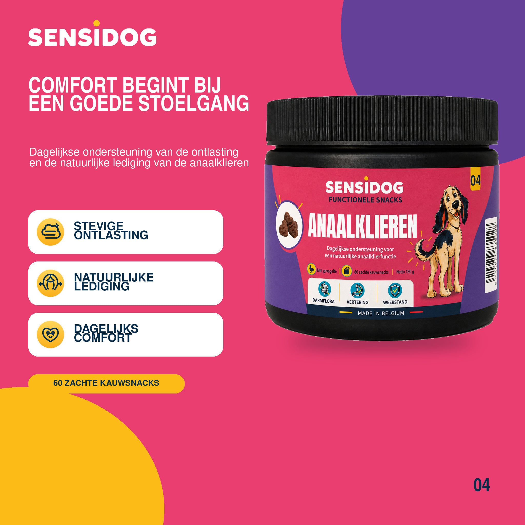 SensiDog Anaalklieren – 180g