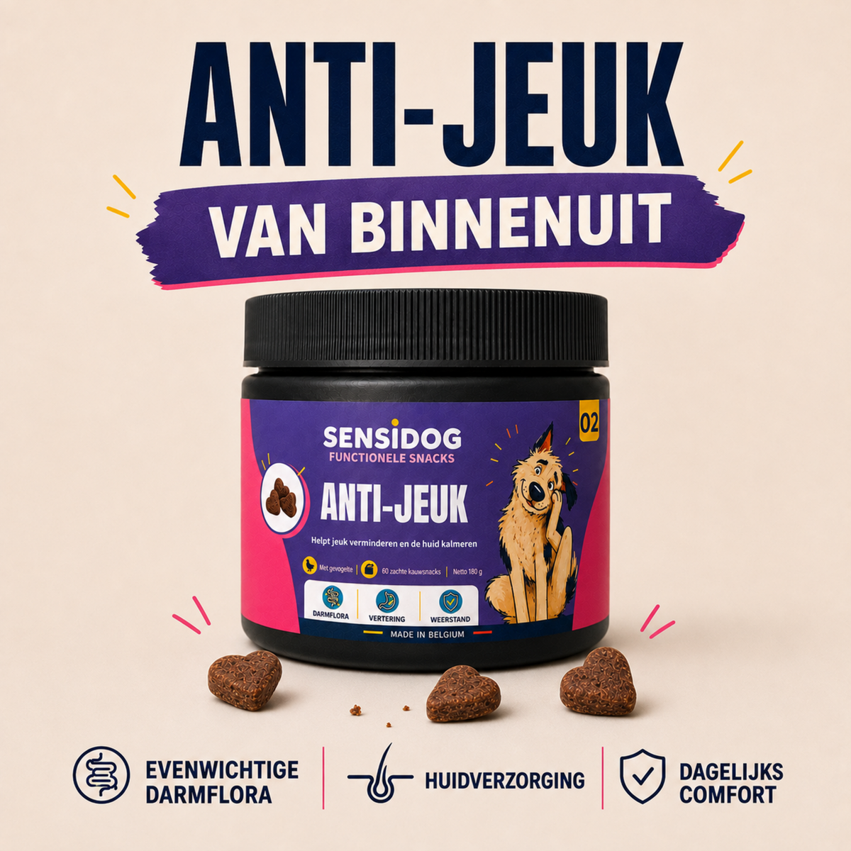 SensiDog Anti-jeuk – 180g