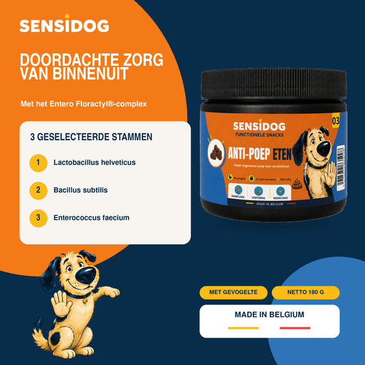 SensiDog | Anti-poep Eten - 180g