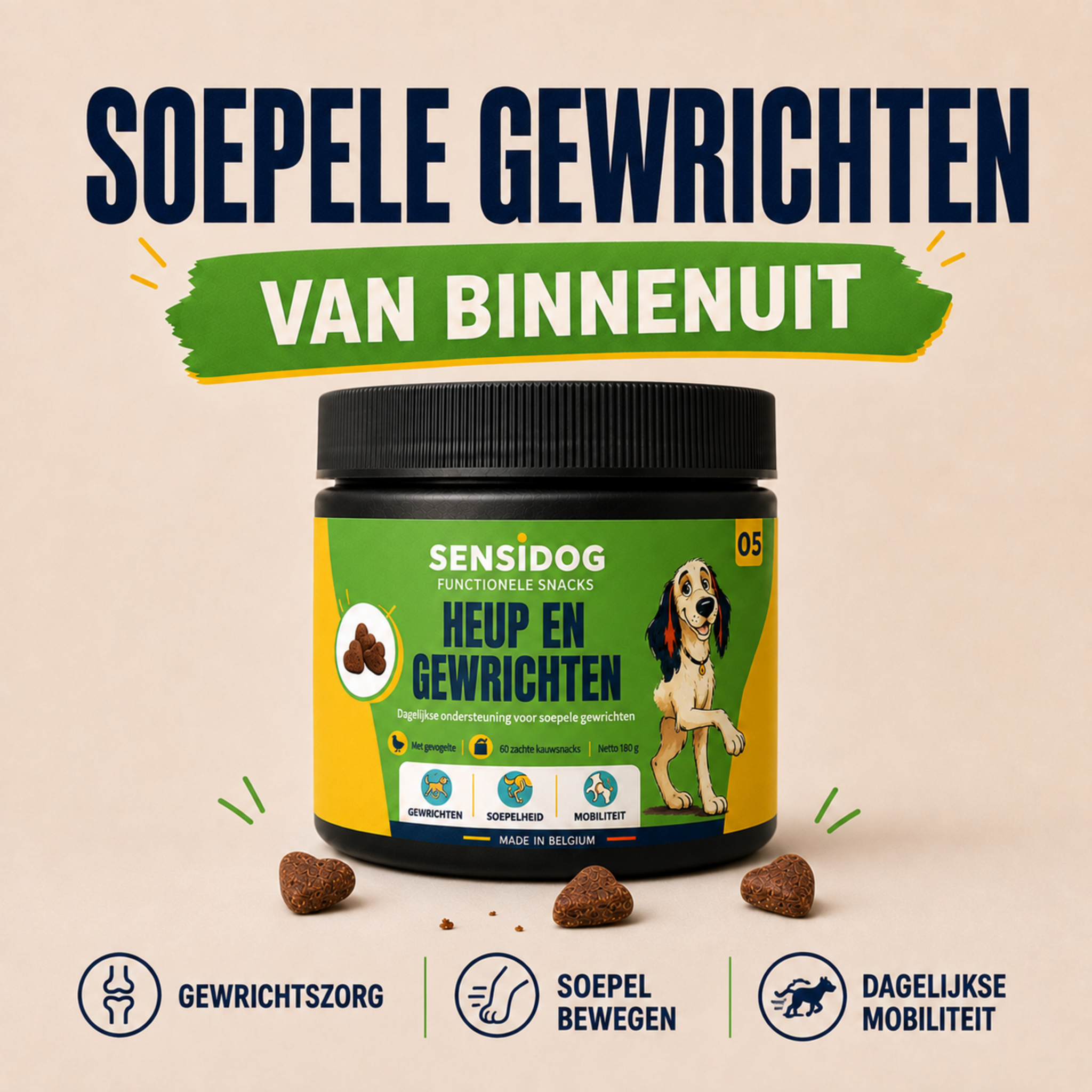 SensiDog Heup en gewrichten – 180g