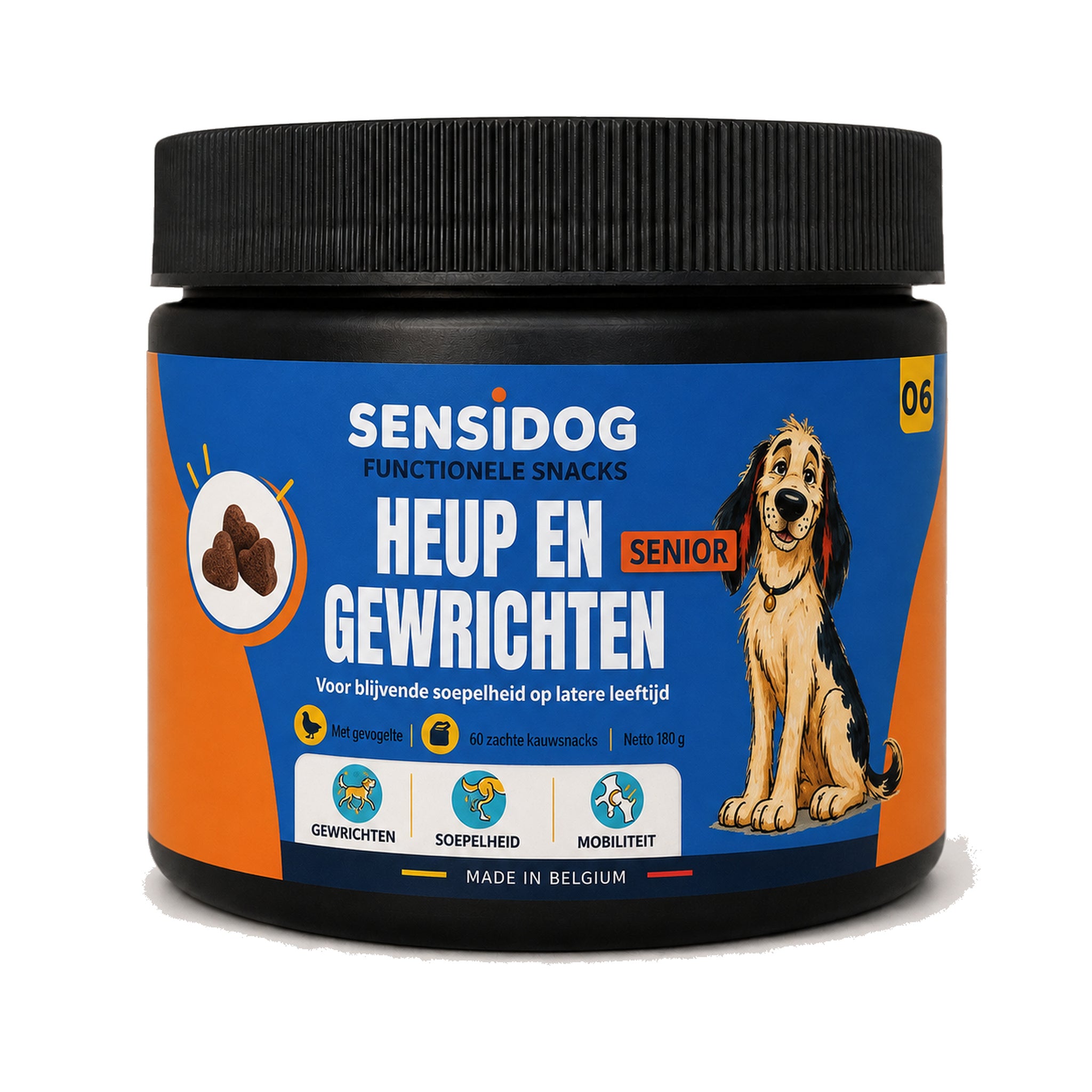 SensiDog Heup en gewrichten Senior – 180g