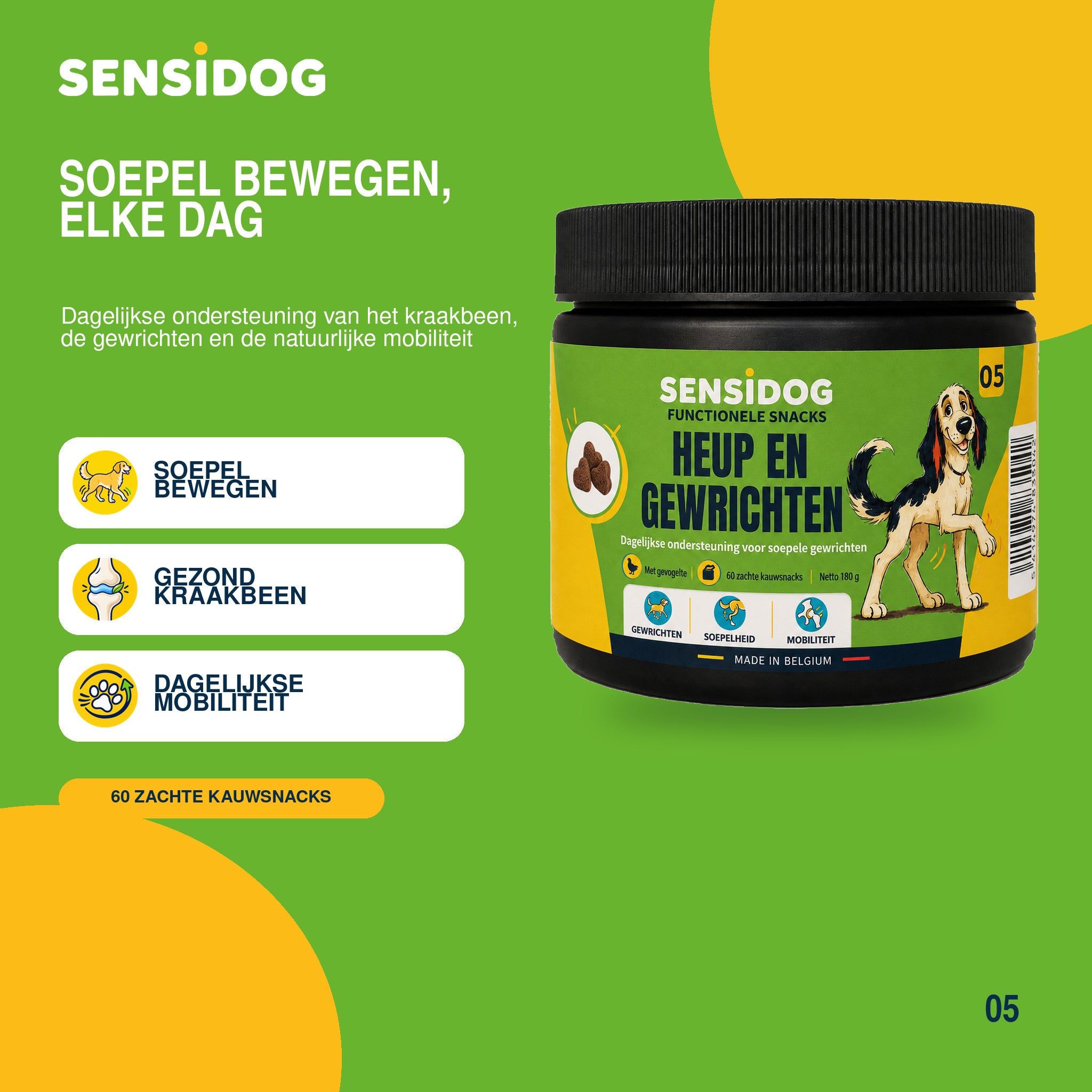 SensiDog Heup en gewrichten Vitaal – 180g