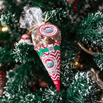 Boules de Noël pour chiens (beijinhos au poulet et au thon)