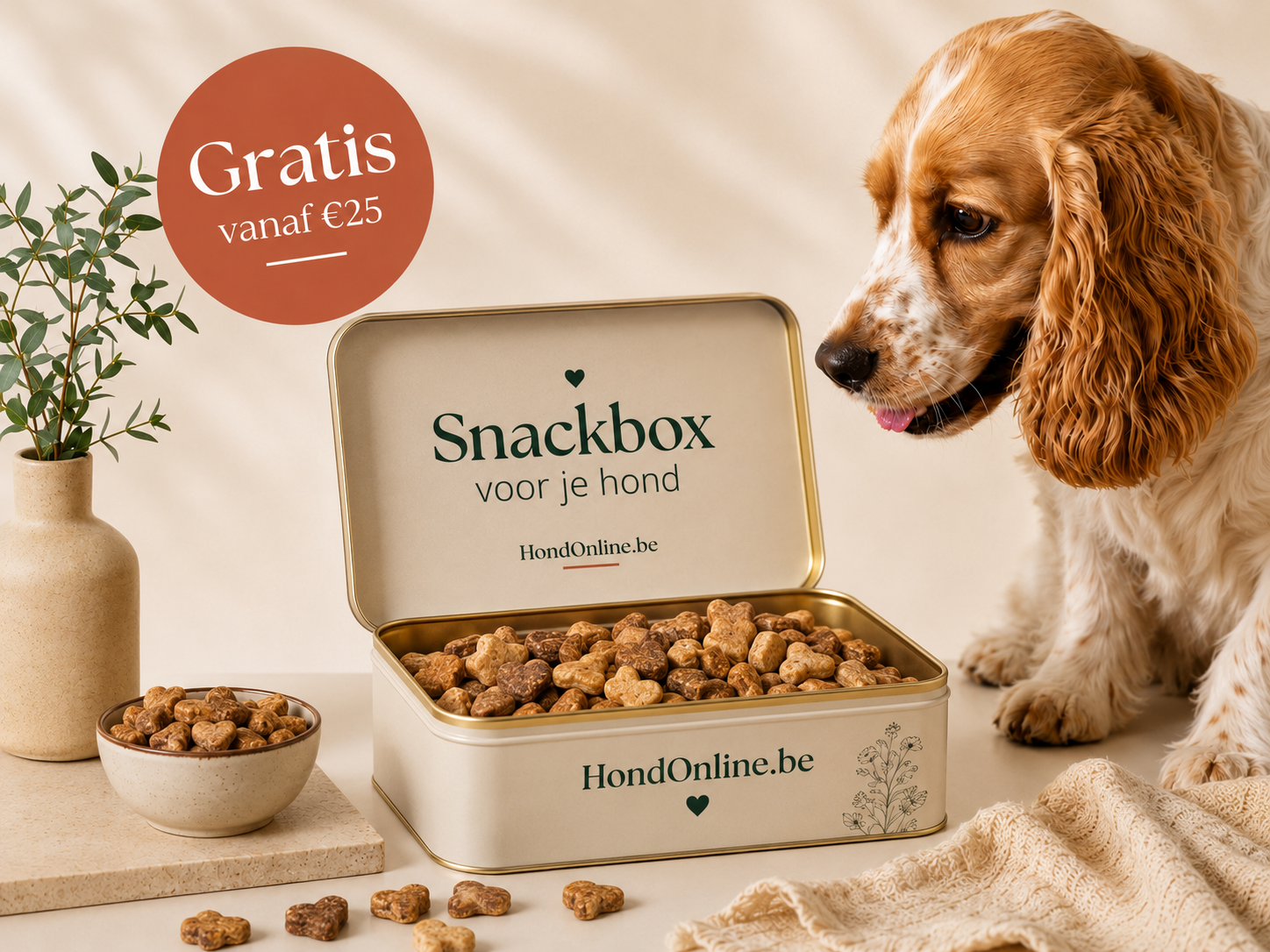 Gratis snackbox voor je hond
