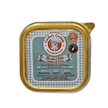Pâtée au poulet - avec patate douce et herbe à chat - un repas parfait pour les chats - nourriture humide naturelle