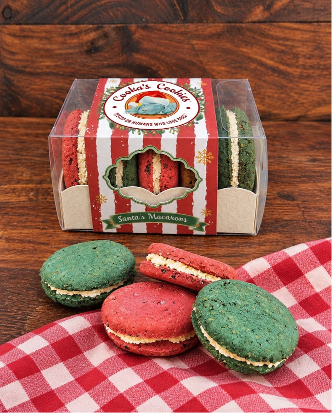 Cooka’s Cookies Doggie Macarons – Christmas Cookies