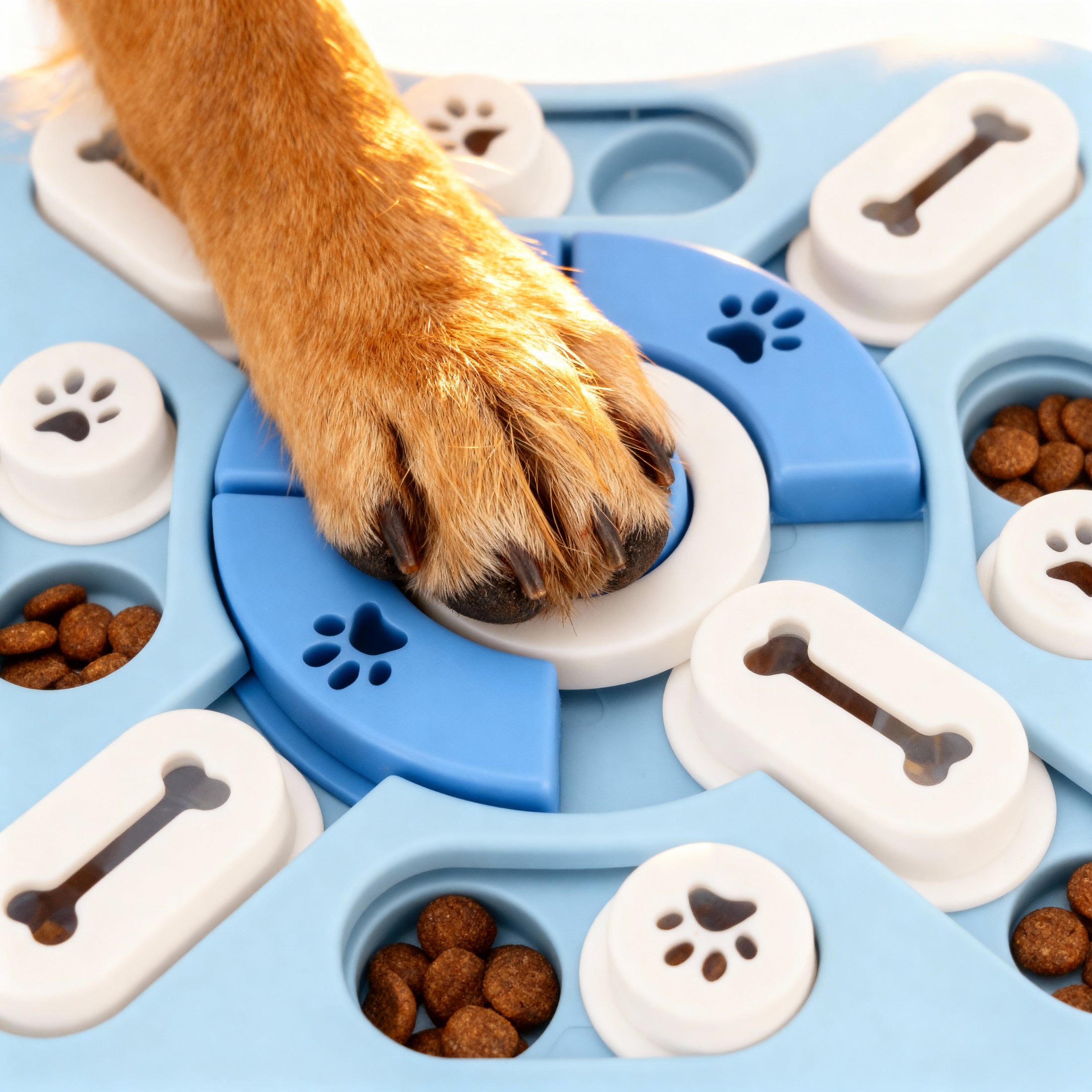 NeuroTwist Hondenpuzzel - intelligentie hondenspeelgoed: denkwerk, speurzin en concentratievermogen - stimuleert rust en focus, activeert het speurinstinct, meervoudige uitdaging